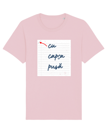 Cu capsa pusă Cotton Pink