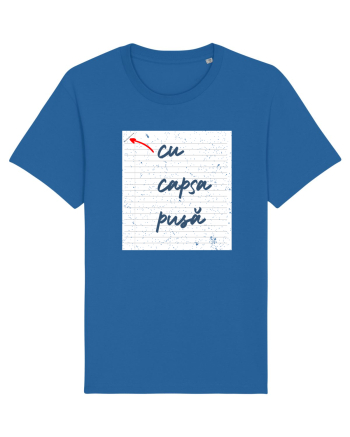 Cu capsa pusă Royal Blue