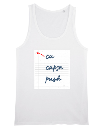 Cu capsa pusă White