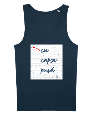 Cu capsa pusă Navy