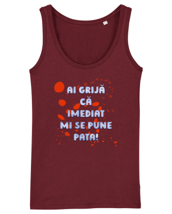 Mi se pune pata Burgundy