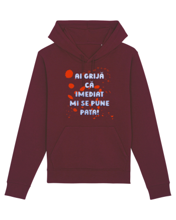 Mi se pune pata Burgundy