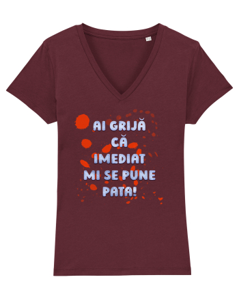 Mi se pune pata Burgundy