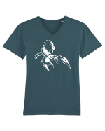 Scorpion Tricou mânecă scurtă guler V Bărbat Presenter