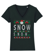SNOW Shit No One Wants Tricou mânecă scurtă guler V Damă Evoker