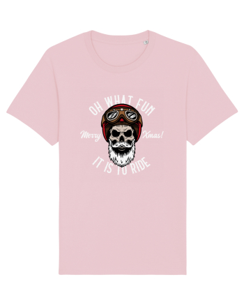 Oh What Fun It Is To Ride Cotton Pink