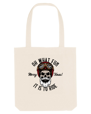 Oh What Fun It Is To Ride Black Skull Natural