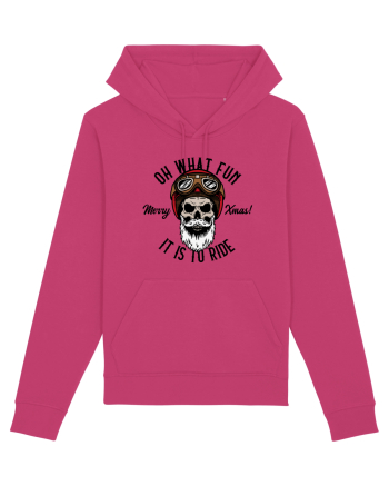 Oh What Fun It Is To Ride Black Skull Raspberry