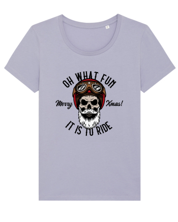 Oh What Fun It Is To Ride Black Skull Lavender