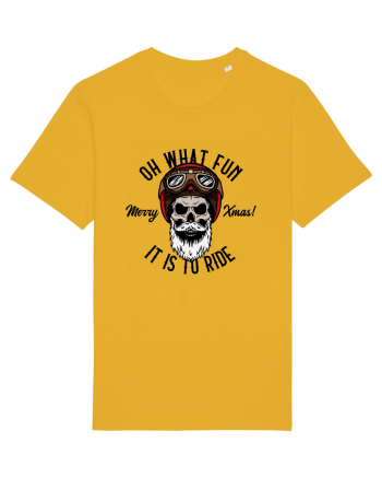 Oh What Fun It Is To Ride Black Skull Spectra Yellow