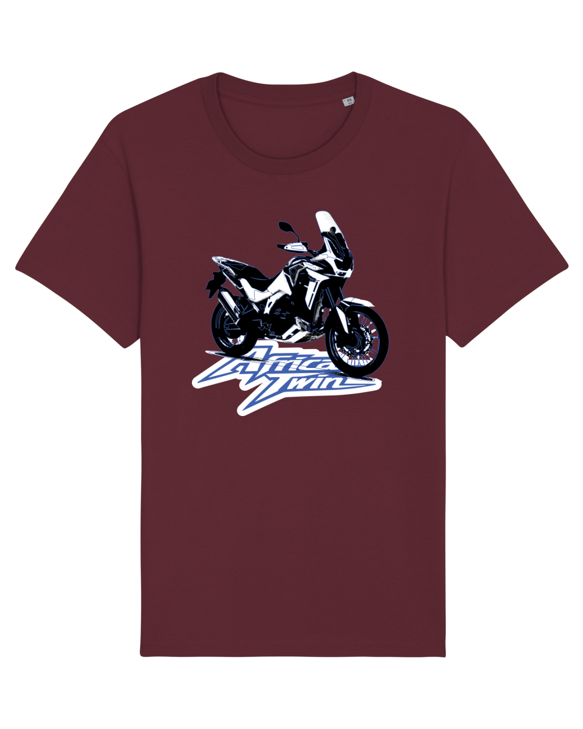 Tricou mânecă scurtă Unisex Rocker Burgundy