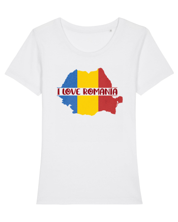 cu iz românesc: I love Romania White