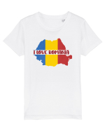 cu iz românesc: I love Romania Tricou mânecă scurtă  Copii Mini Creator