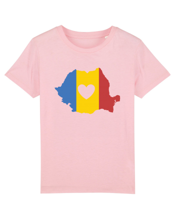 cu iz românesc: Inima mea e în România Cotton Pink