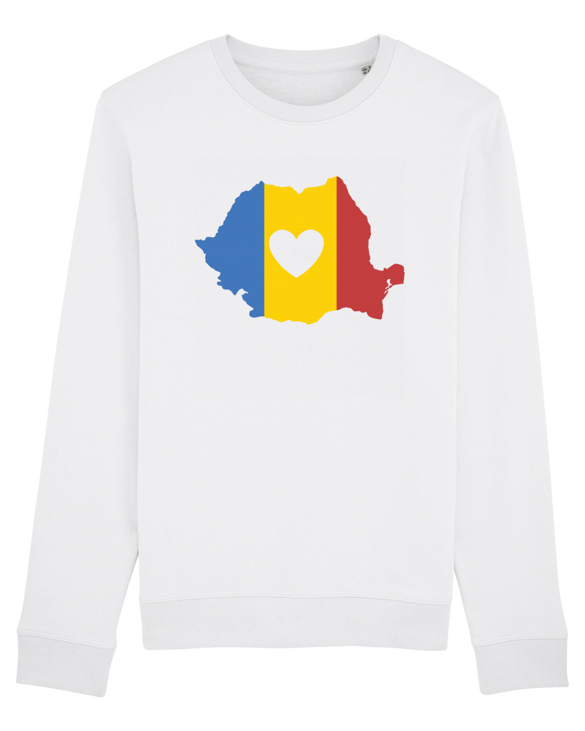 Bluză mânecă lungă Unisex Rise White