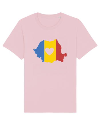 cu iz românesc: Inima mea e în România Cotton Pink