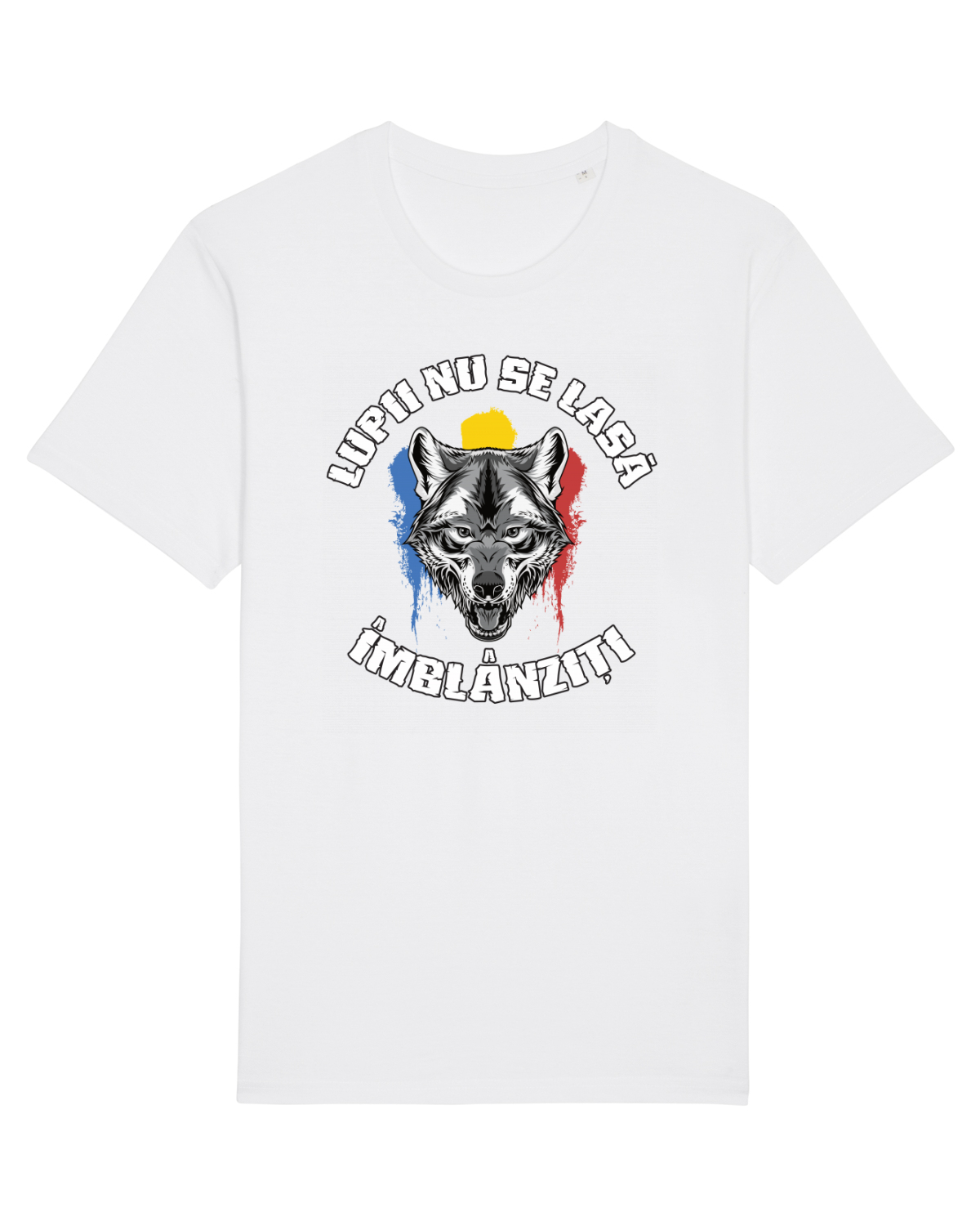 Tricou mânecă scurtă Unisex Rocker White