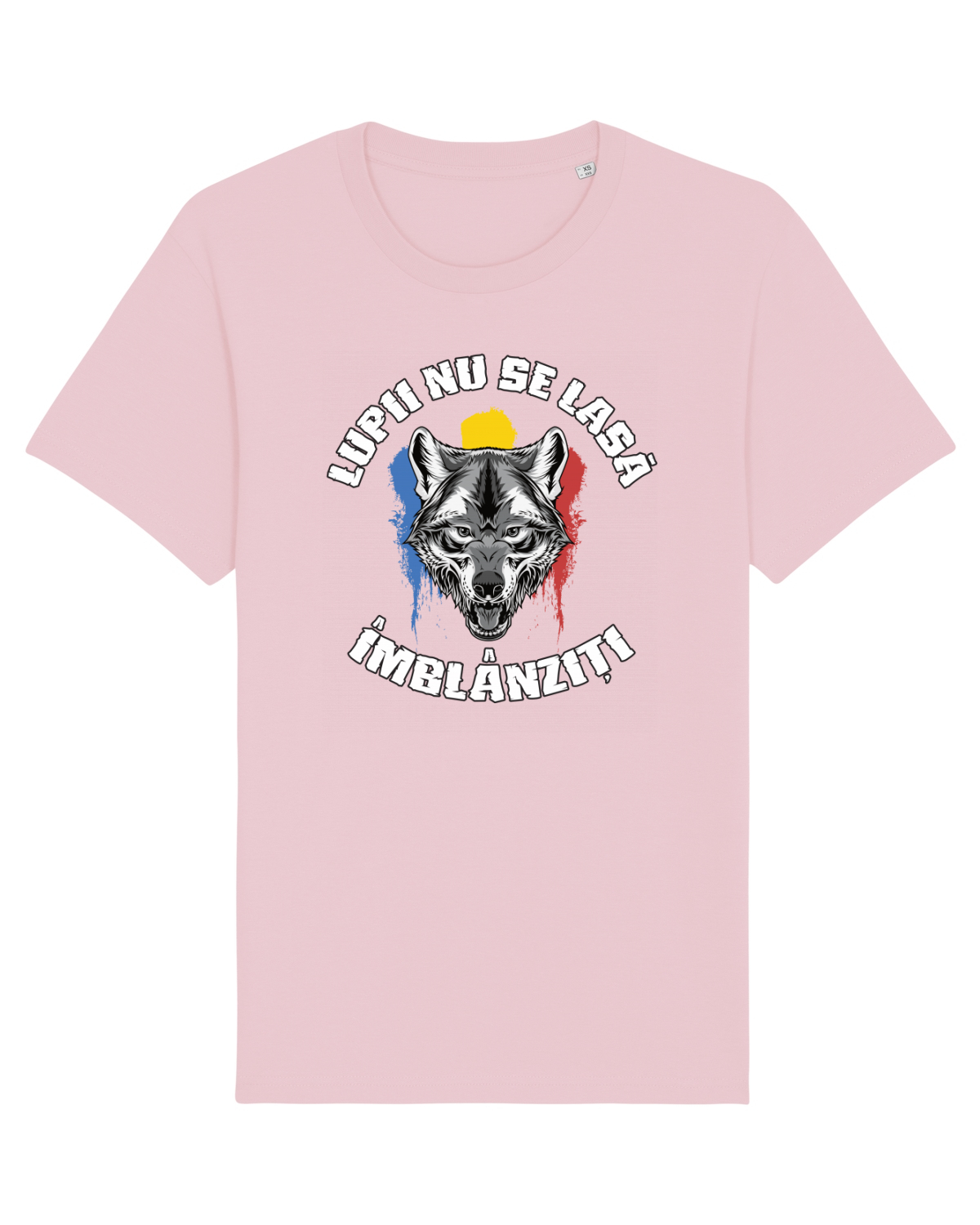 Tricou mânecă scurtă Unisex Rocker Cotton Pink