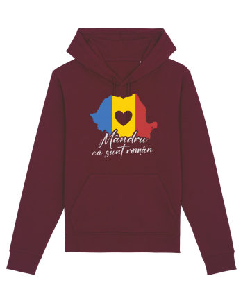 cu iz românesc: Mândru că sunt român Burgundy