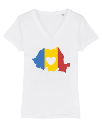 cu iz românesc: Mândru că sunt român White