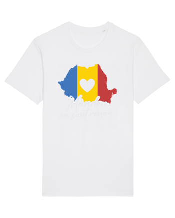 cu iz românesc: Mândru că sunt român White