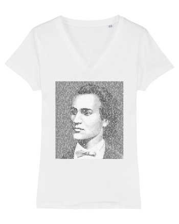 cu iz românesc: Mihai Eminescu White