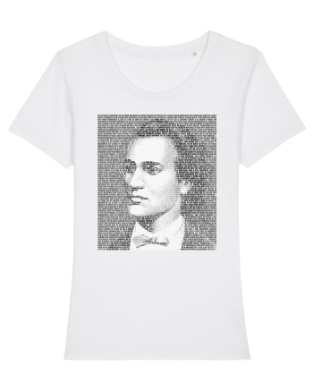 cu iz românesc: Mihai Eminescu White