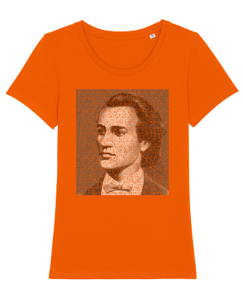 cu iz românesc: Mihai Eminescu Bright Orange