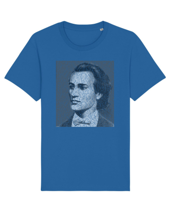 cu iz românesc: Mihai Eminescu Royal Blue