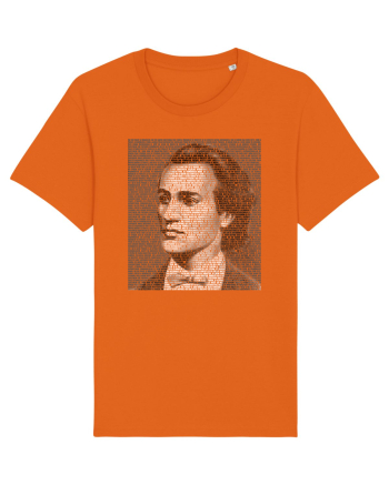 cu iz românesc: Mihai Eminescu Bright Orange