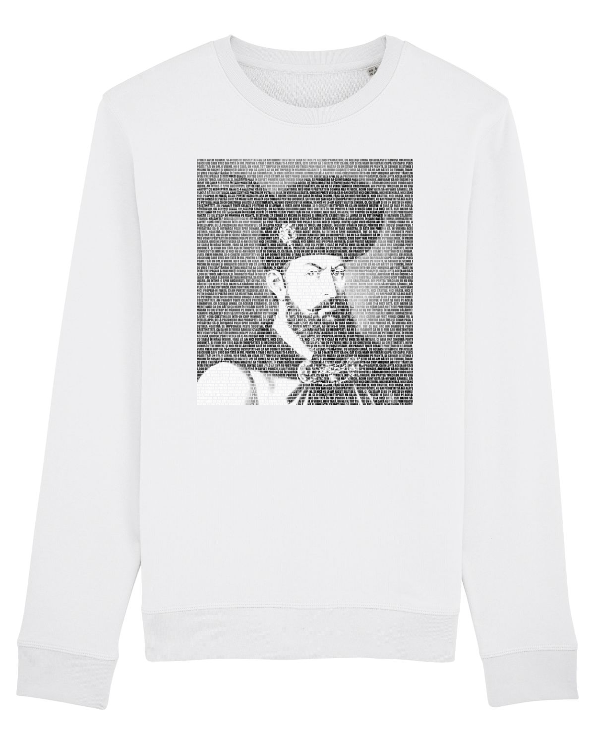 Bluză mânecă lungă Unisex Rise White