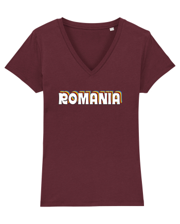 cu iz românesc: Retro Romania Burgundy