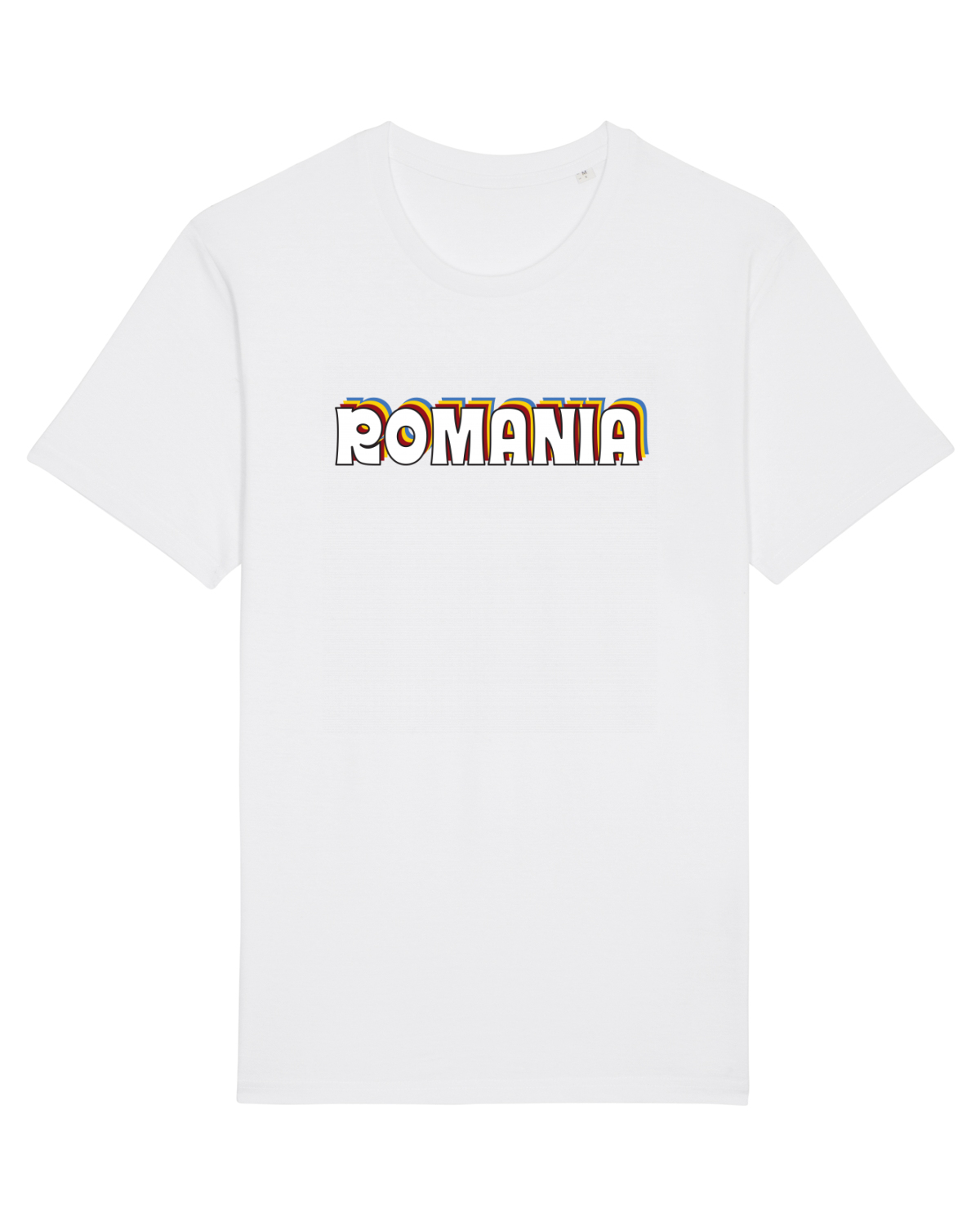 Tricou mânecă scurtă Unisex Rocker White
