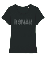 cu iz românesc: Român Tricou mânecă scurtă guler larg fitted Damă Expresser