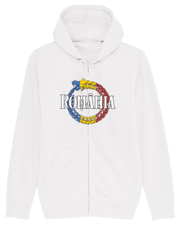 cu iz românesc: România - dragon tricolor White