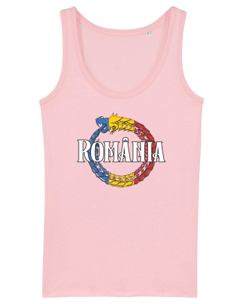 cu iz românesc: România - dragon tricolor Cotton Pink