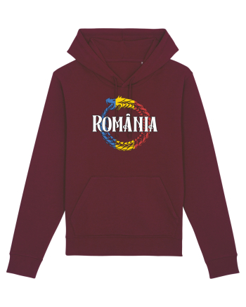 cu iz românesc: România - dragon tricolor Burgundy