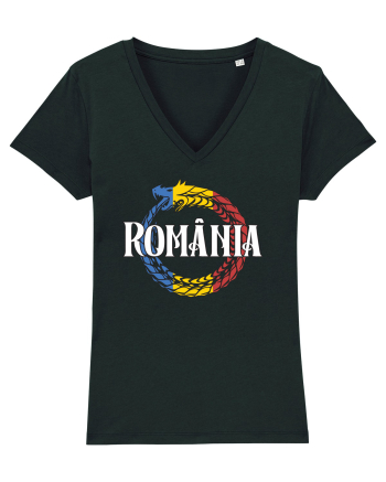 cu iz românesc: România - dragon tricolor Black