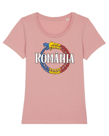 cu iz românesc: România - dragon tricolor Canyon Pink