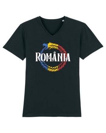 cu iz românesc: România - dragon tricolor Black