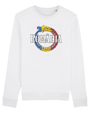 cu iz românesc: România - dragon tricolor White