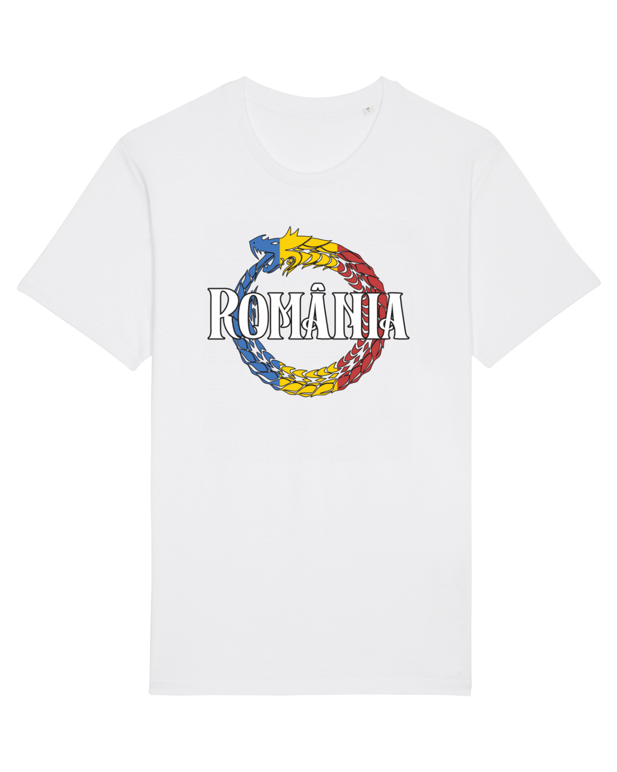 Tricou mânecă scurtă Unisex Rocker White