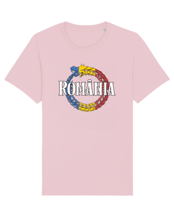 cu iz românesc: România - dragon tricolor Cotton Pink