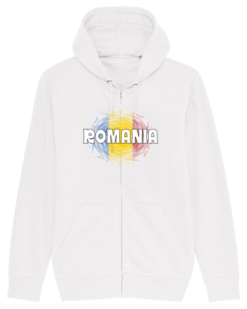 cu iz românesc: România - fundal tricolor #2 White