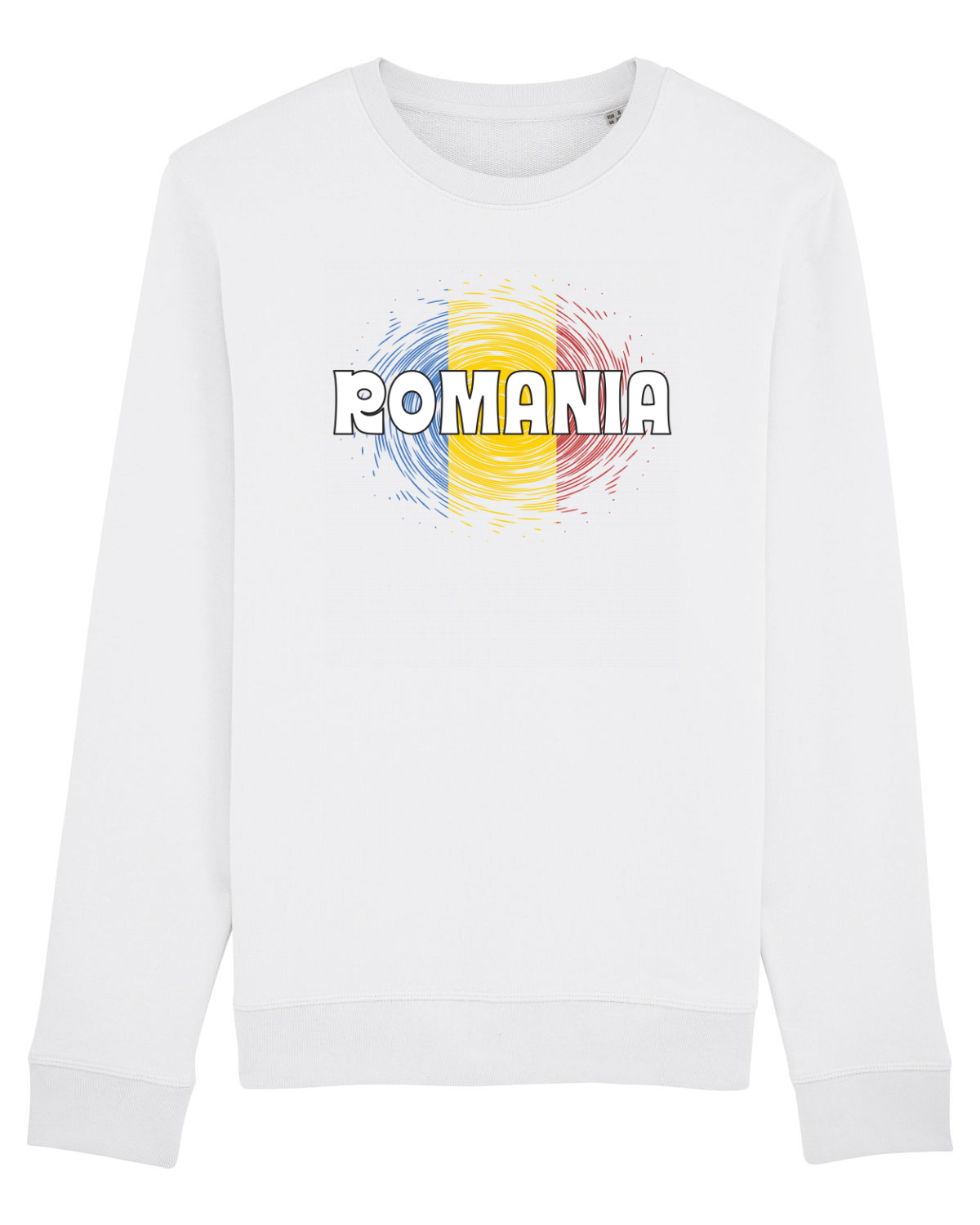 Bluză mânecă lungă Unisex Rise White