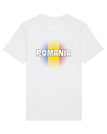 cu iz românesc: România - fundal tricolor #3 White