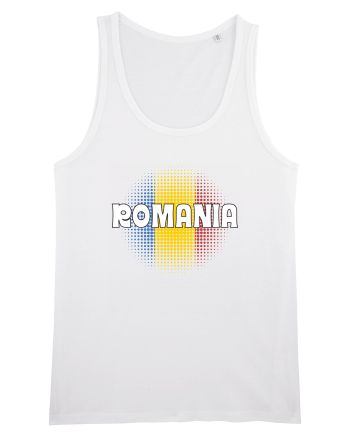 cu iz românesc: România - fundal tricolor #3 White