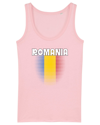 cu iz românesc: România - fundal tricolor #4 Cotton Pink