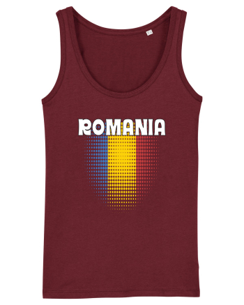 cu iz românesc: România - fundal tricolor #4 Burgundy