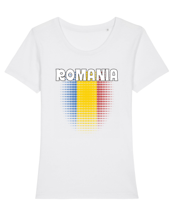 cu iz românesc: România - fundal tricolor #4 White